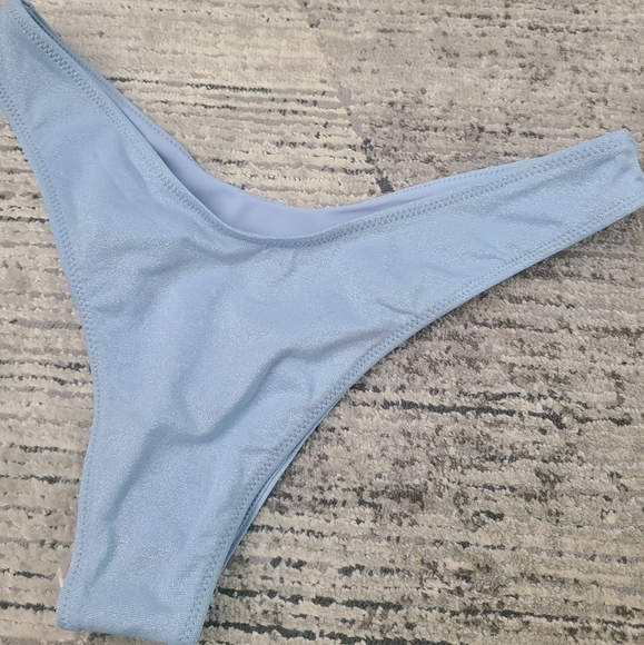Light Blue Triangle Bikini Set - Picture 4 of 13